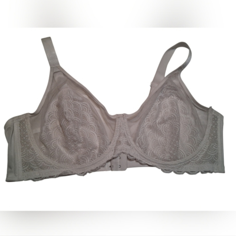Hsia 46DD White Lace Underwire Bra - Like New / EUC - Picture 6 of 6